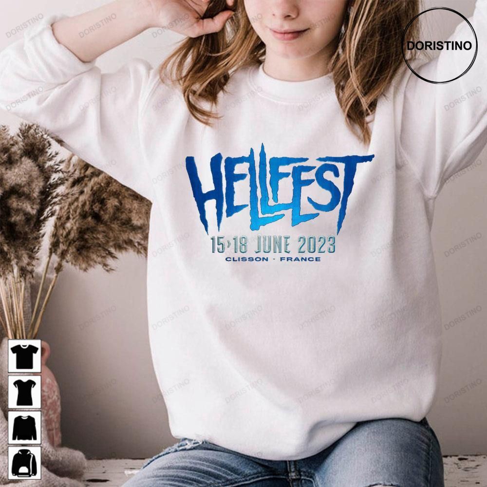 Hellfest June 2023 Clisson France Limited Edition T shirts